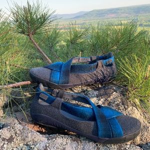 dimmi Adventure gray felted wool flats size 7